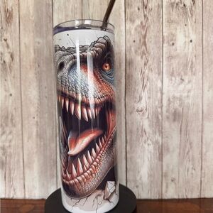 Dinosaur T-Rex tumbler